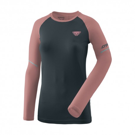 Dynafit Maglia Trail Running Alpine Pro Ls Blueberry Mokarosa Donna