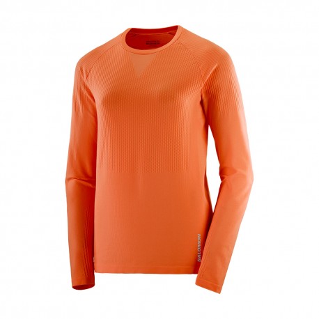 Salomon Maglia Trail Running Sense Burnt Ochre Donna