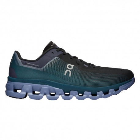 On Cloudflow 4 Nero Storm - Scarpe Running Uomo