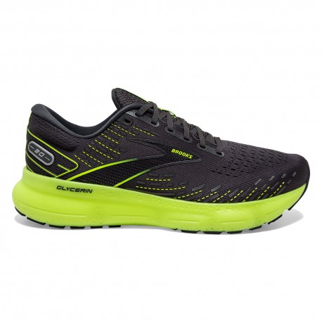 Brooks Glycerin 20 Rv Ebony Bianco Nightlife - Scarpe Running Uomo