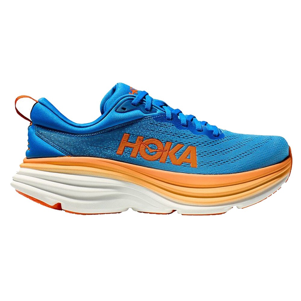 Hoka Bondi 8 Coastal Sky Vibrant Arancio - Scarpe Running Uomo