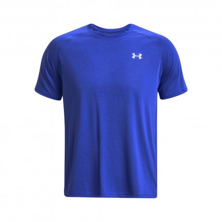 Under Armour T-Shirt Running Streaker Team Blu Uomo