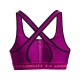 Under Armour Reggiseno Sportivo Crossback Med Supp Train Magenta Donna