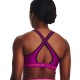 Under Armour Reggiseno Sportivo Crossback Med Supp Train Magenta Donna