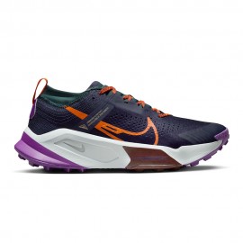 Nike Zegama Viola Blu Arancio - Scarpe Trail Running Uomo