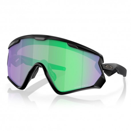 Oakley Occhiali Ciclismo Wind Jacket 2.0 Mt Nero Prizm Road Uomo