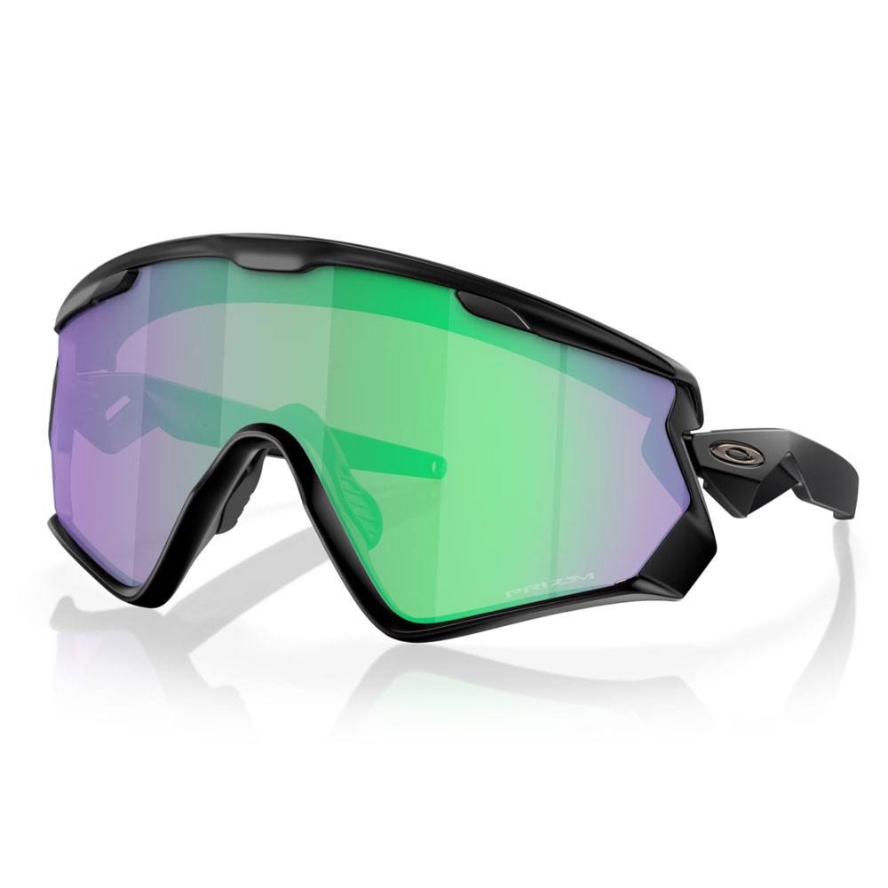 Oakley Occhiali Ciclismo Wind Jacket 2.0 Mt Nero Prizm Road Uomo