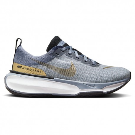 Nike Invincible 3 Ashen Slate Metallico Oro - Scarpe Running Donna