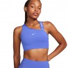 Nike Reggiseno Sportivo Supporto Medio Train Blu Donna