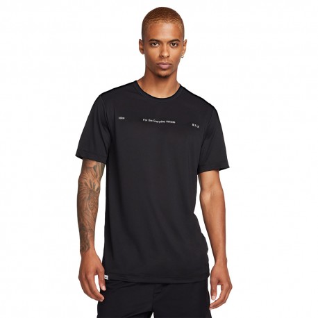 Nike Maglietta Palestra Train Big Logo Nero Uomo