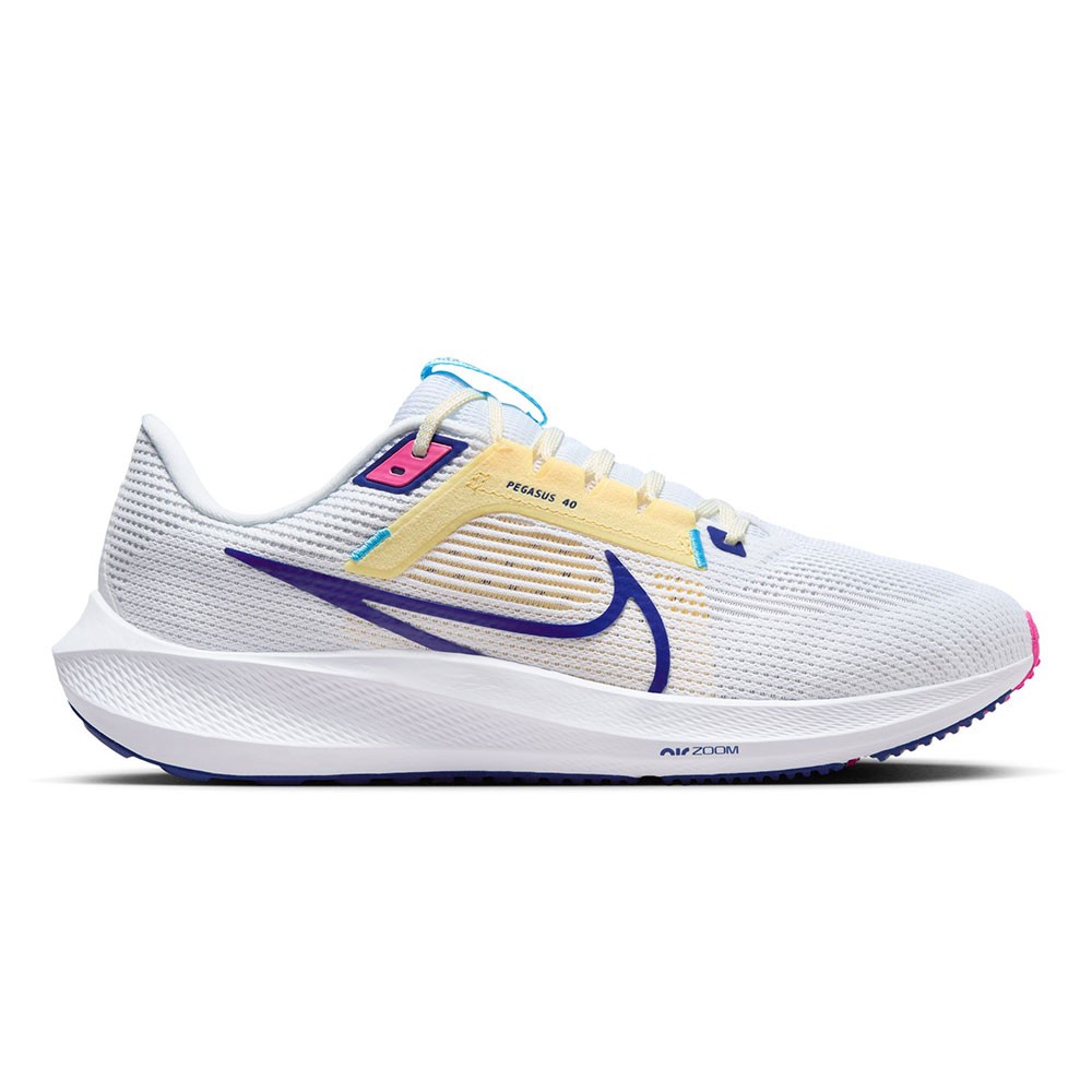 Nike Pegasus 40 Bianco Deep Blu Blue - Scarpe Running Uomo