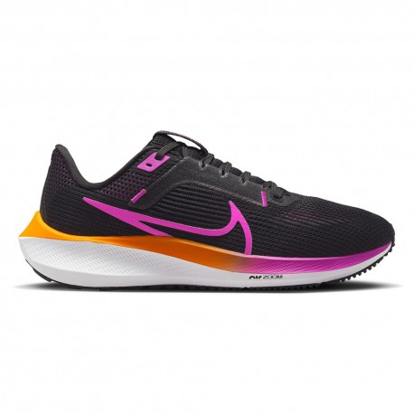 Nike Pegasus 40 Nero Hyper Violet - Scarpe Running Donna