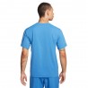 Nike Maglietta Palestra Swoosh Blu Uomo