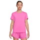 Nike Maglietta Palestra Train Logo Fuxia Donna