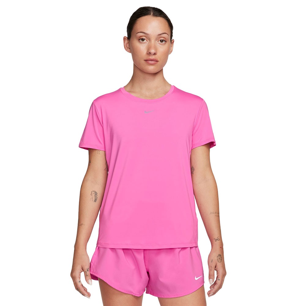 Nike Maglietta Palestra Train Logo Fuxia Donna