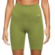 Nike Shorts Sportivi Train 7 Vita Alta Verde Donna