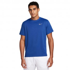 Nike T-Shirt Running Df Miler Game Blu Uomo