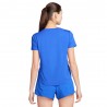 Nike T-Shirt Running One Swoosh Hyper Blu Bianco Donna