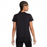 Nike T-Shirt Running One Swoosh Nero Donna