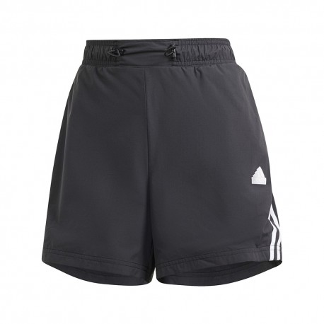 ADIDAS Shorts Sportivi Nero Bianco Donna