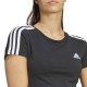 ADIDAS Maglietta Palestra Crop Nero Donna