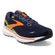 Brooks Ghost 15 Peacoat Rosso Giallo - Scarpe Running Uomo