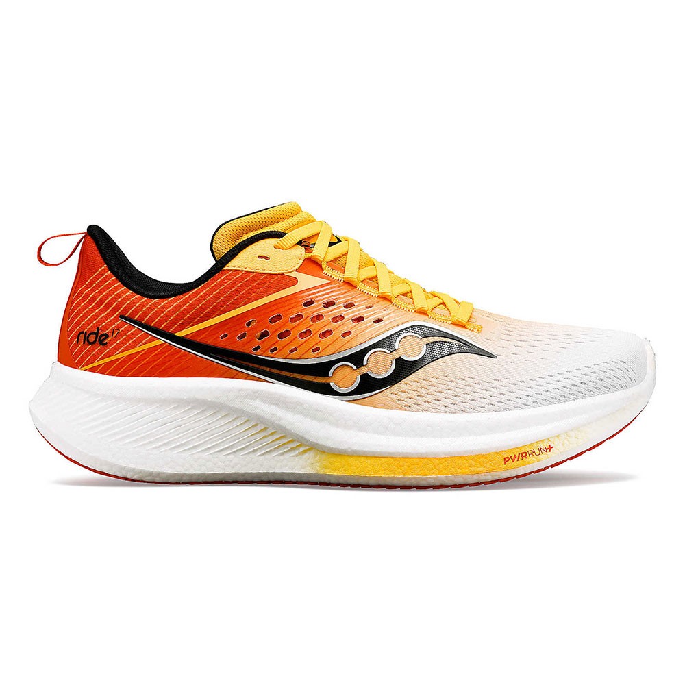 Saucony Ride 17 Bianco Vizioro - Scarpe Running Uomo