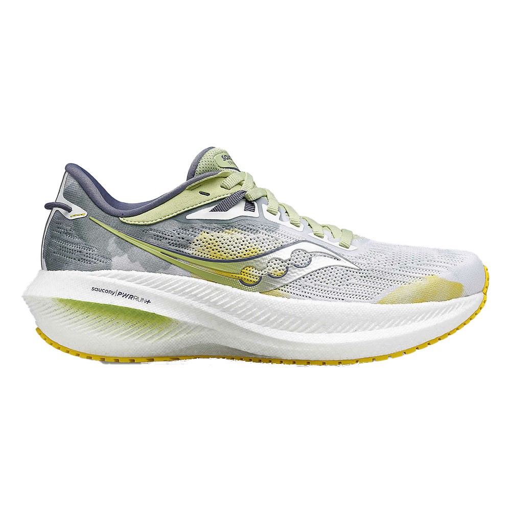 Saucony Triumph 21 Bianco Fern - Scarpe Running Donna