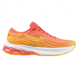 Mizuno Wave Skyrise 5 Arancione Bianco - Scarpe Running Donna