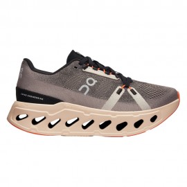 On Cloudeclipse Grigio Arancione - Scarpe Running Donna