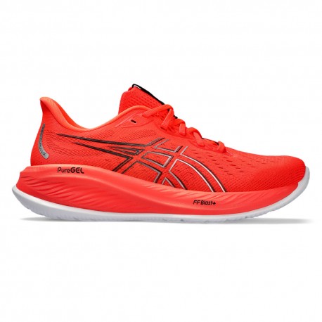 Asics Gel Cumulus 26 Sunrise Rosso Bianco - Scarpe Running Uomo