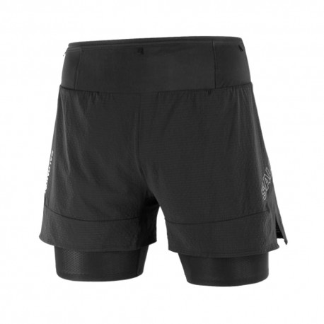 Salomon Short Trail Running Sense 2 In 1 Nero Uomo