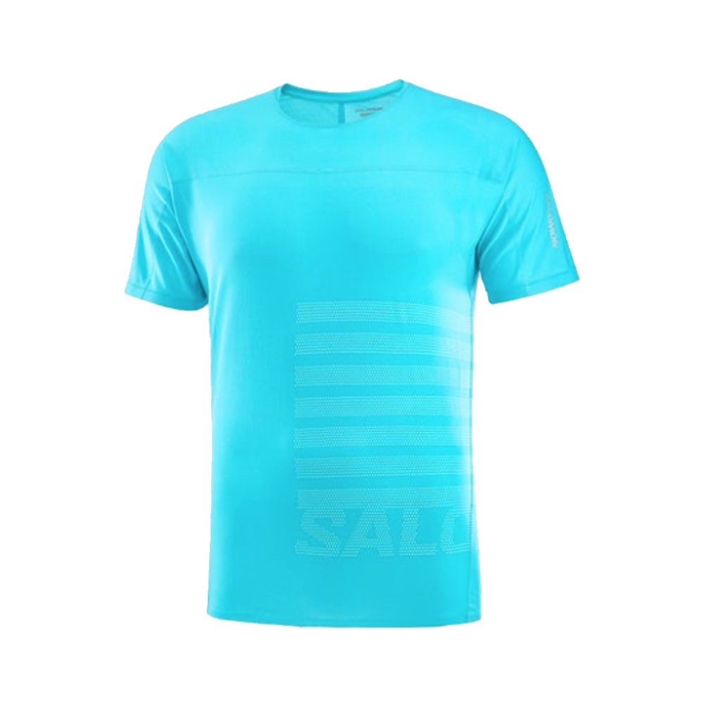 Salomon T-Shirt Trail Running Sense Aero Peacock Blu Uomo