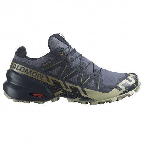 Salomon Speedcross 6 GORE-TEX Grisaille Carbon - Scarpe Trail Running Uomo