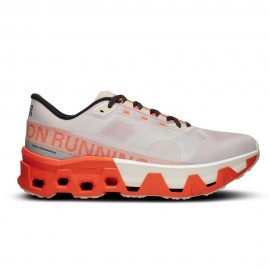 On Cloudmonster Hyper Bianco Arancione - Scarpe Running Donna