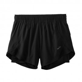 Brooks Short Running Chaser 5" 2IN1 Nero Donna