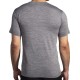 Brooks T-Shirt Trail Running Luxe Hrt Charcoal Uomo