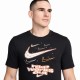 Nike Maglietta Palestra Train Cotton Nero Uomo