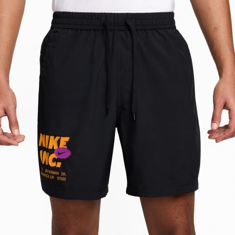 Nike Shorts Sportivi Logo Train Nero Uomo