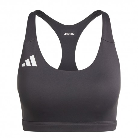 ADIDAS Reggiseno Sportivo Adizero Nero Bianco Donna