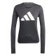 ADIDAS Maglia Running Manica Lunga Nero Bianco Donna