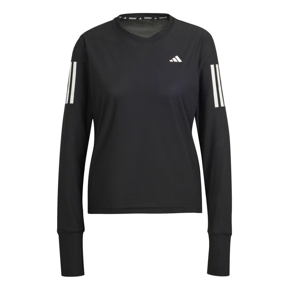 ADIDAS Maglia Running Manica Lunga Otr Nero Bianco Donna