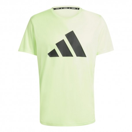 ADIDAS T-Shirt Running Energized Verde Fluo Uomo