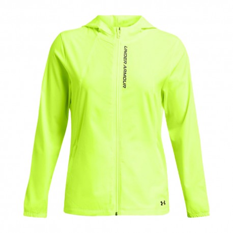 Under Armour Giacca Running Outrun The Storm High-Vis-Giallo Nero Donna