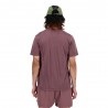 New Balance Maglia Running Athletics Run Light Rouge Uomo