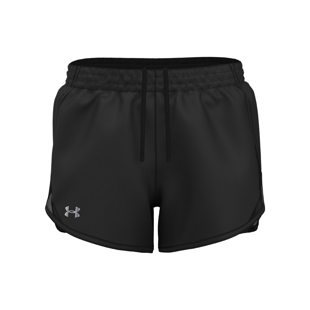 Under Armour Pantaloncini Running Fly By Nero Reflective Donna