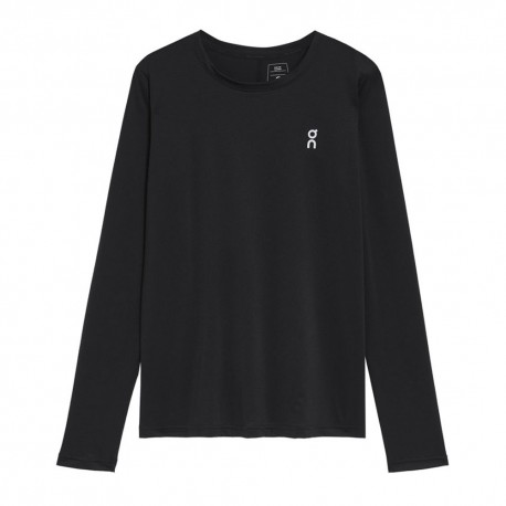 On Maglia Running Ml Core Nero Donna