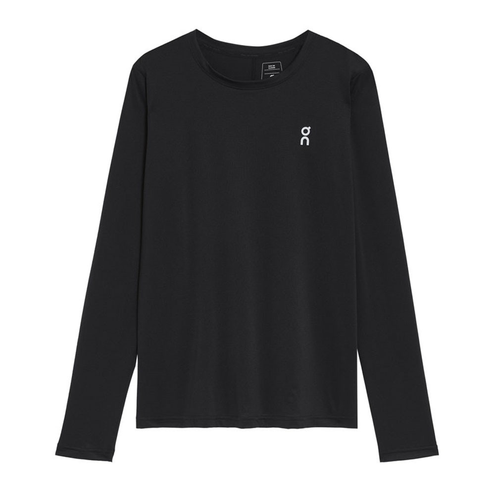 On Maglia Running Ml Core Nero Donna