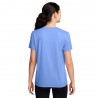 Nike Maglietta Palestra Logo Piccolo Azzurro Donna