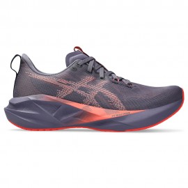 Asics Novablast 5 Grigio Viola Corallo- Scarpe Running Uomo